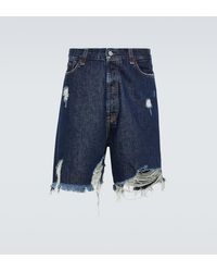 Acne Studios - Shorts di jeans - Lyst
