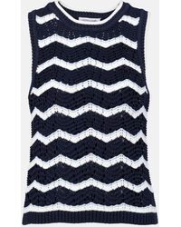 Veronica Beard - Cropped Jerrel Knit Tank - Lyst