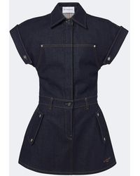 Givenchy - Denim Shirt Dress - Lyst