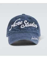 Acne Studios - Logo Cotton Twill Baseball Cap - Lyst