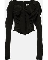 Vivienne Westwood - Tie-detail Silk Top - Lyst