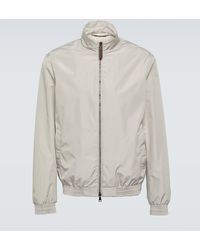 Canali - High-neck Technical Jacket - Lyst