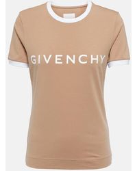Givenchy - Camiseta de jersey de algodon con logo - Lyst