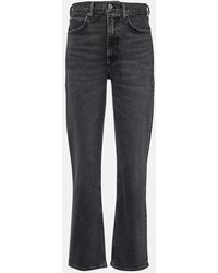 Agolde - Stovepipe High-Rise Slim Jeans - Lyst