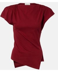 Isabel Marant - Sebani Asymmetric Cotton T-Shirt - Lyst