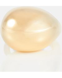 Bottega Veneta Ring Drop aus Sterlingsilber, 18kt vergoldet - Natur