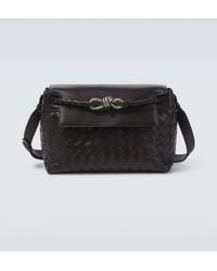 Bottega Veneta - Crossbody Bag Andiamo Knot Small Aus Leder - Lyst