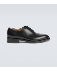 Manolo Blahnik - Chaussures Oxford Newley en cuir - Lyst