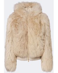 Eleventy - Chaqueta De Borrego Con Capucha - Lyst