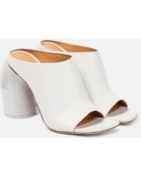 Off-White c/o Virgil Abloh - Spring Leather Mules - Lyst