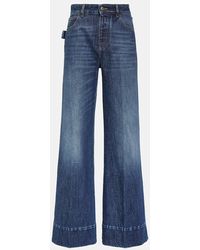 Bottega Veneta - Jeans a gamba larga e vita alta - Lyst