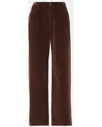 The Row - Eglitta Corduroy Wide-Leg Pants - Lyst