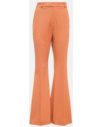 JOSEPH - Aveline High-Rise Flared Gabardine Pants - Lyst
