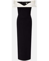 The New Arrivals Ilkyaz Ozel - Jacqueline Off-Shoulder Midi Dress - Lyst