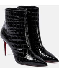 Christian Louboutin - So Kate 85 Black Calf Ali Boots - Lyst