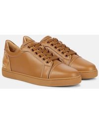 Christian Louboutin - Fun Vieira Leather Sneakers - Lyst
