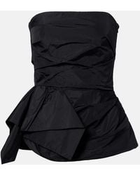 Max Mara - Taffeta Corset Top - Lyst