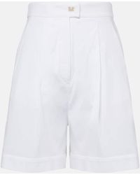 Max Mara - Bermuda-Shorts Sultano Aus Popeline - Lyst