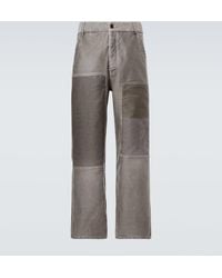 Visvim - Pastoral Striped Cotton Wide-Leg Pants - Lyst