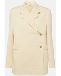 KHAITE - Otero Wool-Blend Blazer - Lyst