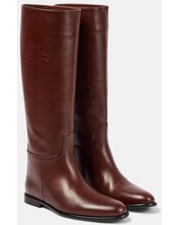Etro - Leather High-knee Boots - Lyst