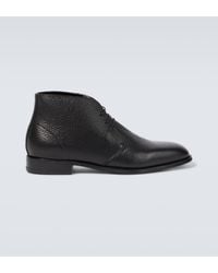 Manolo Blahnik - Berwick Leather Desert Boots - Lyst