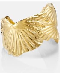 YSSO - Birth Of Venus 24Kt-Plated Cuff Bracelet - Lyst