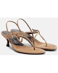 Herbert Levine - Starry-Eyed 55 Suede Thong Sandals - Lyst