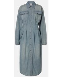 Isabel Marant - Nolwen Chambray Shirt Dress - Lyst