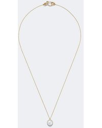 Sophie Bille Brahe - Luce Simple 14Kt Necklace With Freshwater Pearl - Lyst