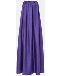Max Mara - Robe Longue Edda En Soie - Lyst