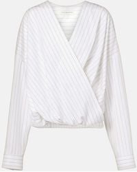 Dries Van Noten - Top De Algodon A Rayas - Lyst