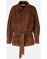 Nour Hammour - Buffy Suede Jacket - Lyst