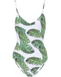 Melissa Odabash Costume intero Bora Bora a stampa - Verde