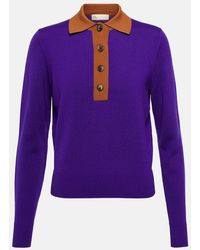Tory Burch - Wool Polo Sweater - Lyst