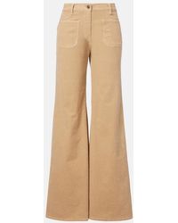 Nili Lotan - Florence Corduroy Wide-Leg Pants - Lyst