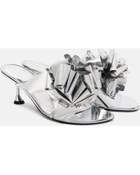 Proenza Schouler - Tee Souvenir Mirrored Leather Mules - Lyst