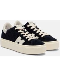 Hogan - Crosswind Leather Sneakers - Lyst