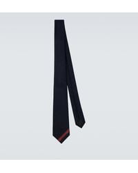 Gucci - Web Stripe Tie - Lyst