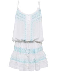 Melissa Odabash - Karen Embroidered Minidress - Lyst