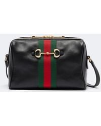 Gucci - Horsebit Small Leather Camera Bag - Lyst