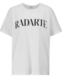 Rodarte Radarte-printed Oversized T-shirt - White
