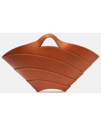 Alaïa - Alaia Khaima Medium Leather Tote Bag - Lyst