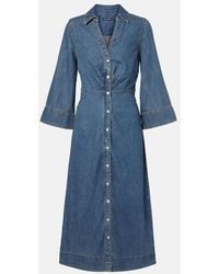 Veronica Beard - Haydon Denim Shirt Dress - Lyst