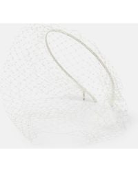 Jennifer Behr - Bridal Voilette Headband - Lyst