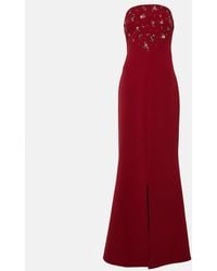 Safiyaa - Verzierte Robe Makkari Aus Crepe - Lyst