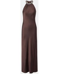 Jonathan Simkhai - Embellished Satin Gown - Lyst