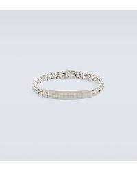 SHAY - Bracelet en or blanc 18 ct et diamants - Lyst