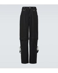 Givenchy - Pantalones de lana desmontables con tirantes - Lyst