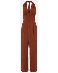 Max Mara - Acume Halterneck Jumpsuit - Lyst